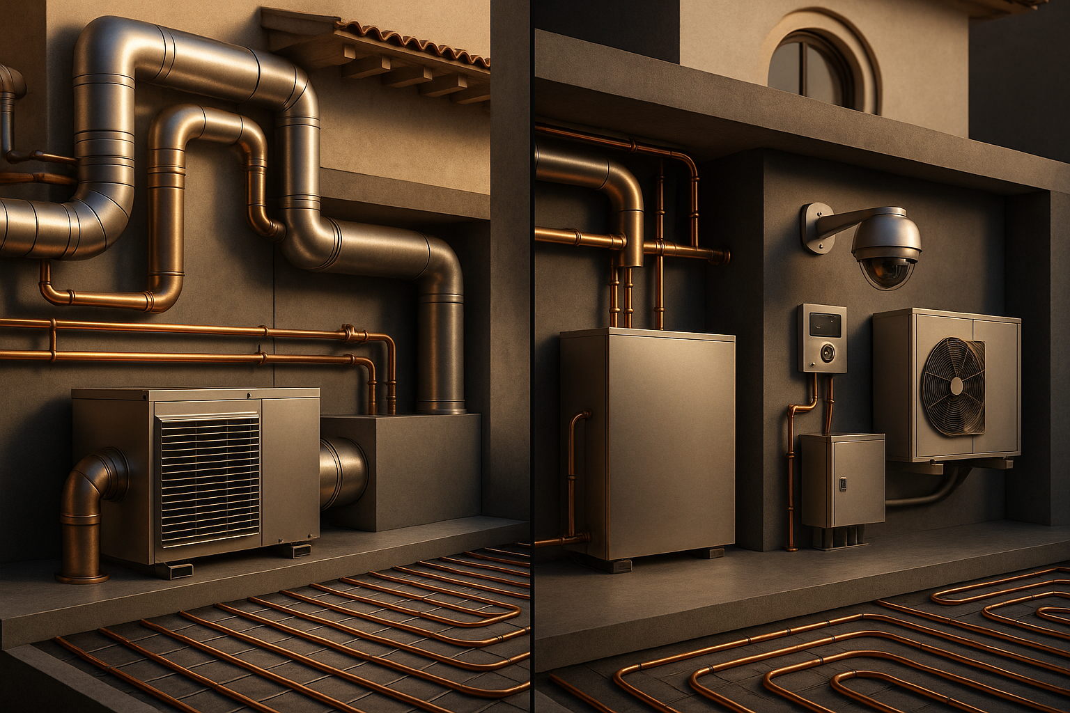 מערכות תת-קרקעיות בבנייה יוקרתית: חימום, מיזוג ואבטחה