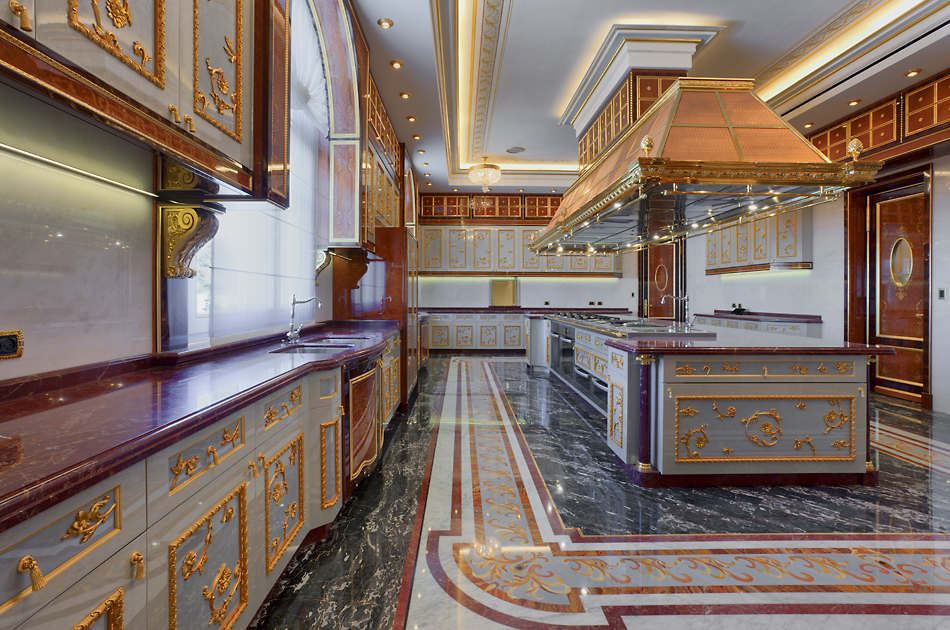 Luxury villa construction by Marshanski Building featuring elegant interior design